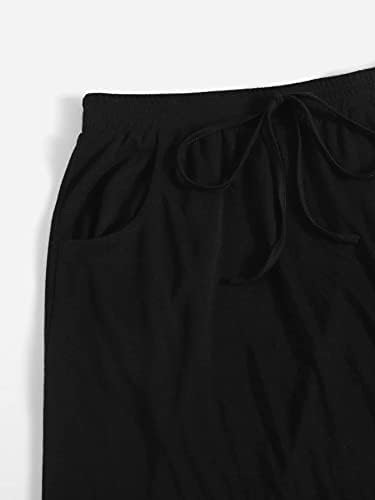 Milumia жени обични шарени еластични еластични високи половини криви полите кратко здолниште со џеб