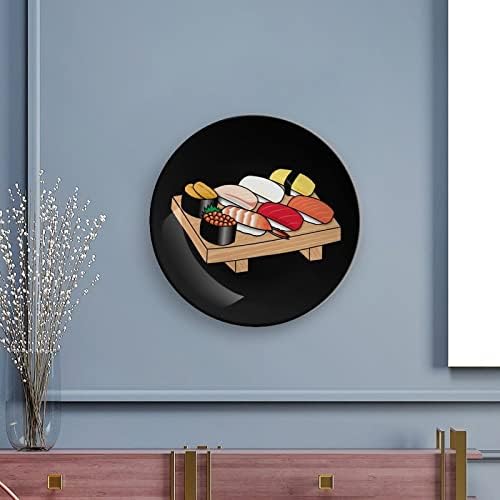 Суши печатена коска Кина Декоративна плоча Тркалезни плочи занаети со приказ за стока за внатрешна канцеларија wallидна вечера