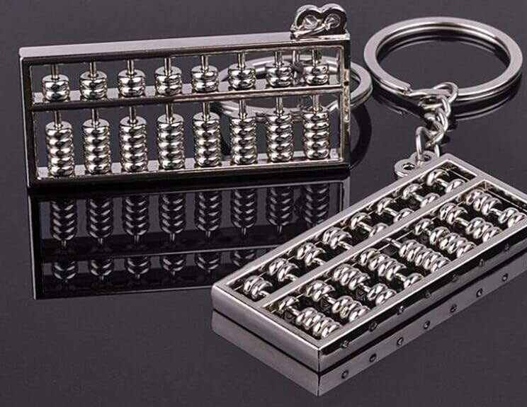 Кјанкао 8-брзински приврзок за приврзок абакус креативен синџир на клучеви абакус приврзок прилагодени деловни подароци