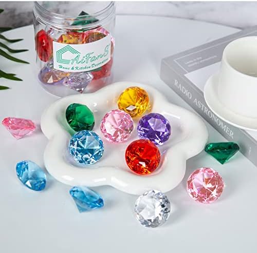 Aifans Големи акрилни дијамантски скапоцени камења, скапоцени камења за нуркање играчки за базени, скапоцени камења за нуркање големи за базен