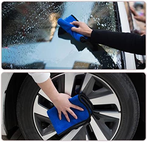 Микрофибер крпи за автомобили - Плоци за чистење автомобили Ултра апсорбирачки и меки | Микрофибер крпа за чистење на мото чистење детално