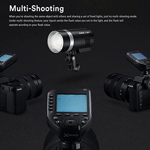 Chagers Bodox XProii-F TTL безжичен блиц за фотоапарати Fuji Fujifilm, Godox XPro-F Flash Trigger Надградена верзија, 2.4G 1/8000S HSS, Bluetooth