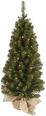 Викерман 42 Фелтон бор вештачко новогодишно елка, нелит - елка на борови боровини - база на бурлап - Сезона за домашна маса за внатрешни