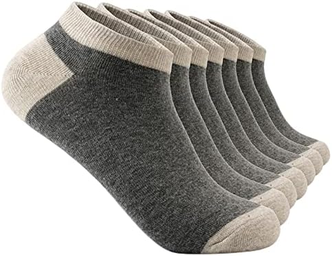 6 пара без шоу чорапи жени со големина 6-12 црни памучни чорапи глужд со низок крој