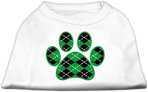Производи за миленичиња од миленичиња Аргиле шепа со зелен екран печатење кошула сива sm