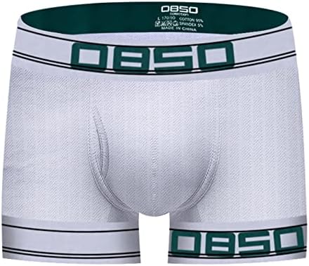 Bmisegm боксерски шорцеви за мажи спакувани машка секси секси панталони за долна облека памук фино кадифено појас под палети