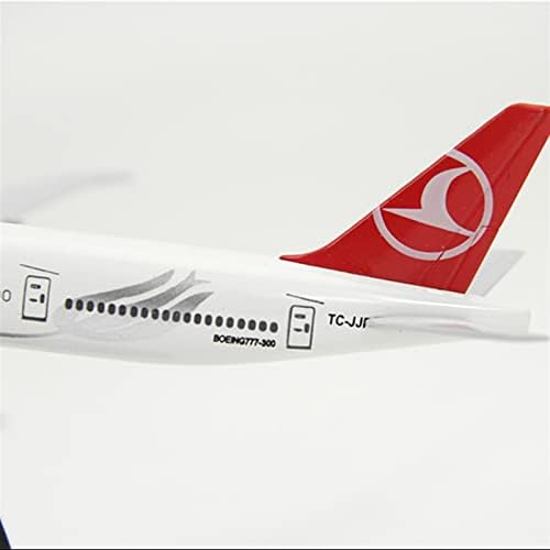 Rescess Copy Copy Airplane Model 20cm за Turkish Airlines Boeing 777 Aircraft Metal Model Model Model Model Aircraft играчка со колекција на