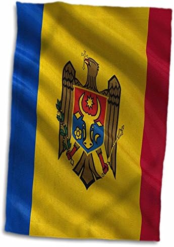 3drose знаме на Молдавија како мавта на ветрот - крпи