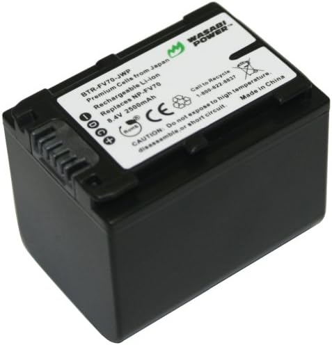 Батерија Wasabi Power за Sony NP-FP70 и Sony DCR-30, DVD92, DVD103, DVD105, DVD202, DVD203, DVD205, DVD304, DVD305, DVD403, DVD404, DVD405,