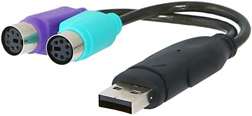 Sabrent USB до двоен кабел PS/2