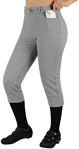 Beroy Softball Pants Women FastPitch Ladies Baseball Pant Praction-Praction-турнир со џебови