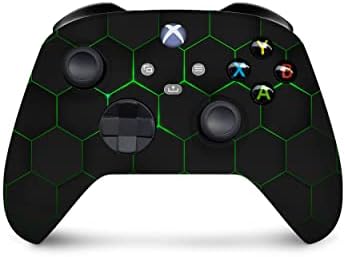 ЛЕПЛИВ ДИЗАЈН Футуристички Кожата Компатибилен За Xbox Серија x Кожата Геометриски Конзола &засилувач; Две Контролор Кожата, Xbox x