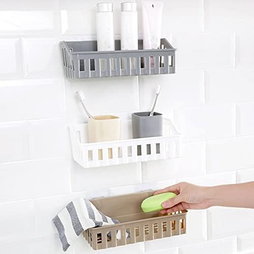 Емизо чинија решетка за бања за бања лепила за складирање кујна кујна дома декорација агол туш полица за решетки за складирање на решетки