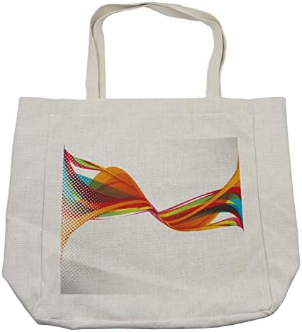 Апстрактна апстрактна торба за купување, чад од виножито криви чад како слика со стил на пиксели детално уметничко печатење,