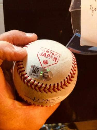 Двоен -Јапонија серија на Хуан Сото - потпишана испишана MLB Hologram USA - MLB Autographed Game Користена бејзбол