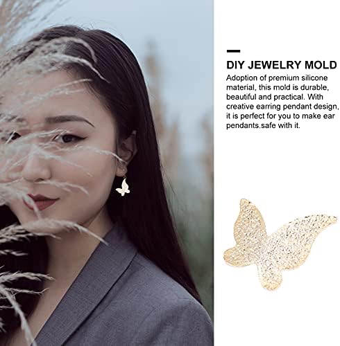 Vorcool 10pcs пеперутка привлечност приврзоци за приврзоци за монистра филигранти Наоди за накит за правење додаток за занаетчиство на