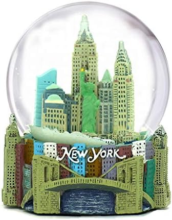 Сувенир на снежен свет Глобус во Newујорк, висок 3,5 инчи, 65 мм