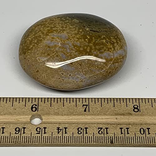 93.2g, 2,2 x1.8 x1 Океан јаспер палм-камен или океан орбикуларен џапер кристален галетски скапоцени камења @madagascar, b16664