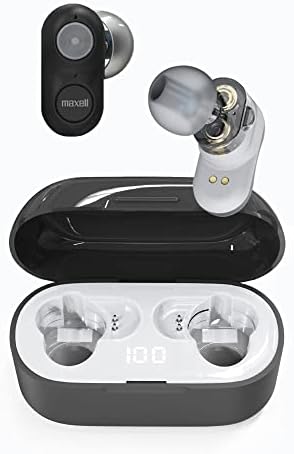 Максел-199652, Доживејте Звук Со Висока Верност Со Вистински Безжични Слушалки Со Двоен Возач-Со Bluetooth 5.0, 20 Часа Играње, Про