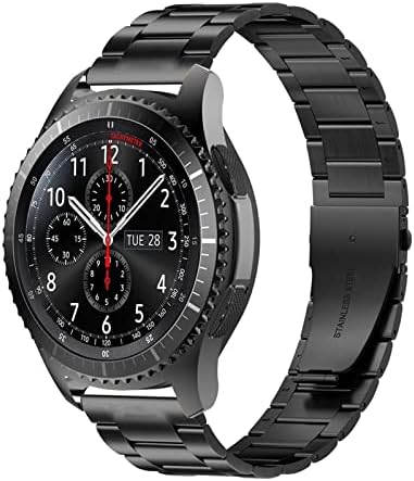 Омтер Брзо Ослободување Часовник Од Нерѓосувачки Челик бенд 22мм 20мм 18мм, Жени Мажи Вакт Метални Ленти Компатибилни Со Samsung Galaxy Watch/Huawei Watch/Amazfit Stratos/Garmin Watch/Asus Zenwatch 2