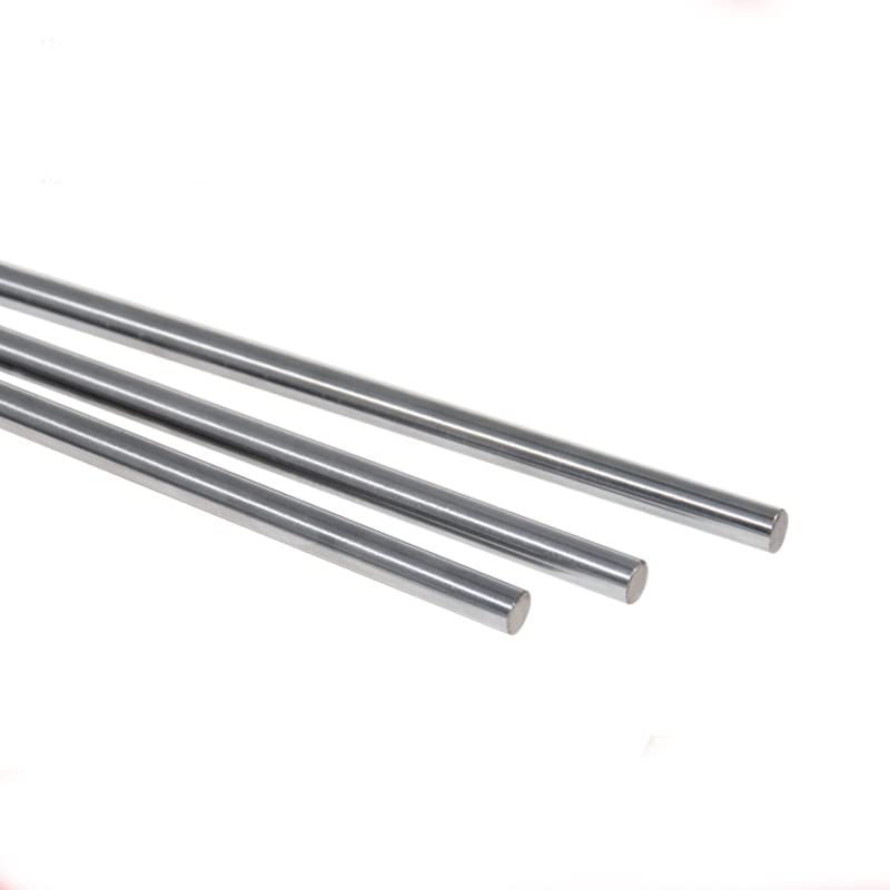 4pcs Не'рѓосувачки челик цврст тркалезен метал тркалезна тркала, дијаметар: 6мм/0,23 инчи, должина: 100мм/3,9 инчи.