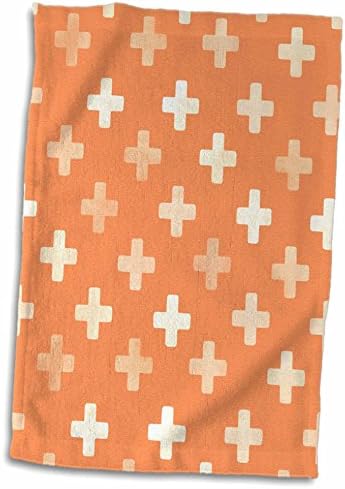 3DROSE портокалова швајцарска крст -шема - Текстуриран плус дизајн - Плусови - Крстови - крпи