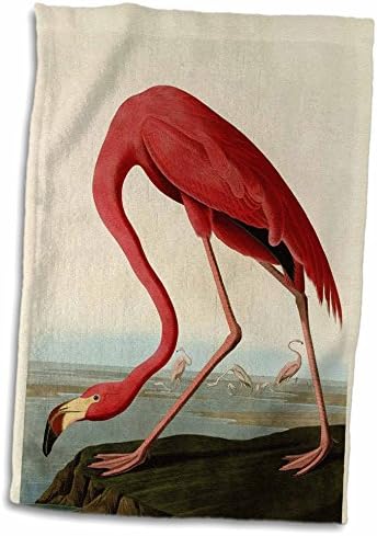 3drose Флорен птици - Гроздобер Пинк Фламинго - крпи