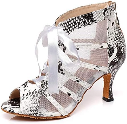 Hroyl нови чевли за танцување во сала за жени жени латински танцувачки чизми жени Танго салса перформанси за венчавки за танцувачки чевли, модел