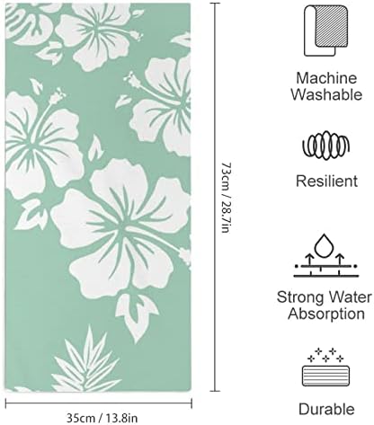 Хавајски алоха цвет лице крпи Премиум крпи за миење крпи за хотелска бања и бања