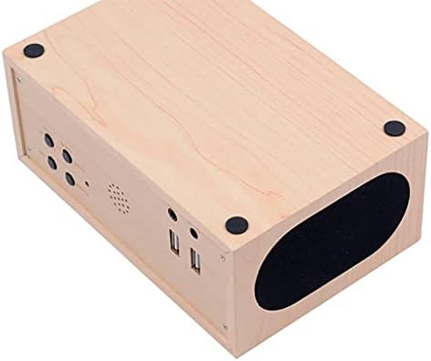 Bluetooth звучници на JHWSX, гласно дрво за дома/отворено безжичен звучник, 2 вуфери и 2 твитер за супер бас стерео звук,