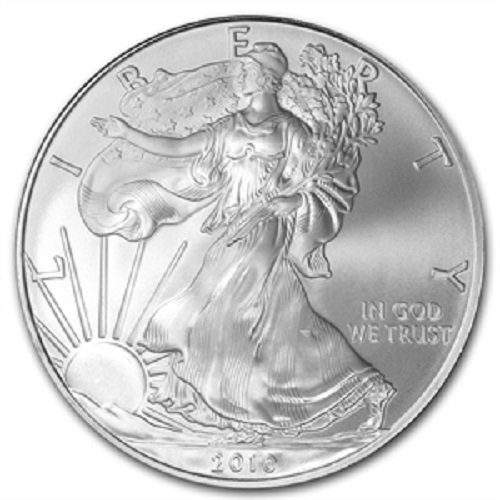 2010 Американски Сребрен Орел .999 Парична Казна Сребрен Долар Нециркулирани Нас Нане Со Нашиот Сертификат За Автентичност