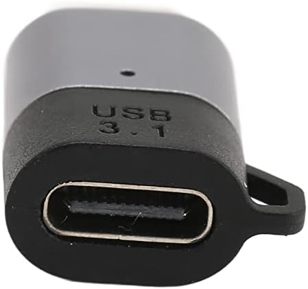 Sanpyl USB C магнетски адаптер, 24 пински USB 3.1 PD 100W Брзо полнење со 10Gbps трансфер на податоци, 4K 60Hz видео излез, тип Ц директно
