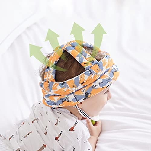Мерсуи Бебе новороденче Дете за деца Анти-потпирање Безбедност на главата за глава, браник за браник за деца, прилагодлива капа за деца за безбедност