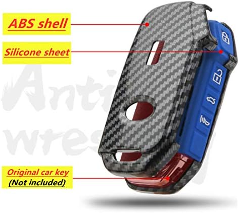 Binfhong for Kia Key Fob Cover Cover Protector Shell Shell без клуч за далечински управувач на паметниот клуч со клуч за клучеви