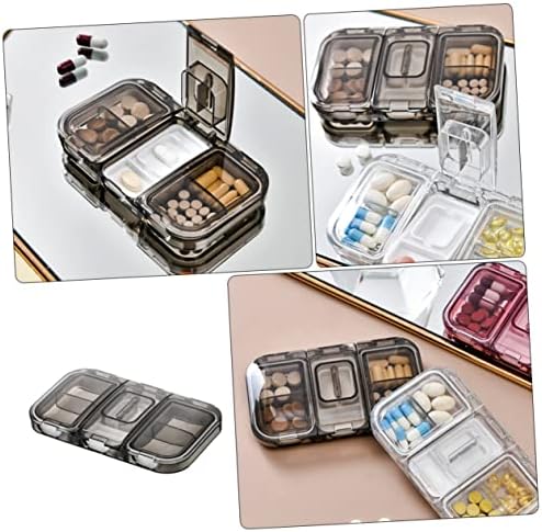 Мини контејнери: Кутија за апчиња може да се даде како подарок на старешините во семејството. Убава кутија за складирање на лекови