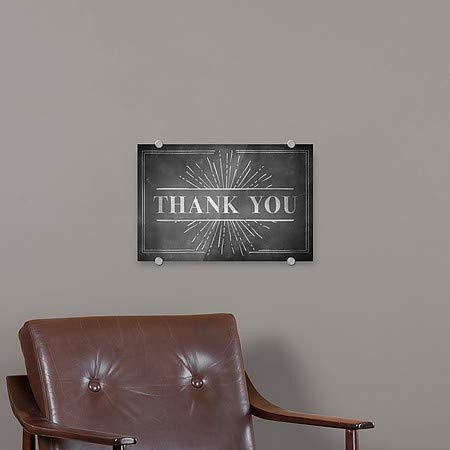 CGSignLab | „Благодарам -измешајте“ Премиум акрилен знак | 18 x12