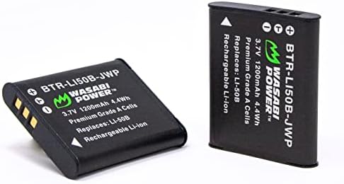 Батеријата за напојување Wasabi за Ricoh Pentax D-Li92 и Ricoh Pentax Optio I-10, RZ10, RZ18, WG-1, WG-1 GPS, WG-2, WG-2 GPS, WG-3,