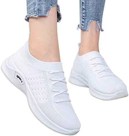 Модни Чипка Чевли Чевли Дами Удобни Секојдневни Обични Патики До Црни Клин Патики За Жени Големина 10