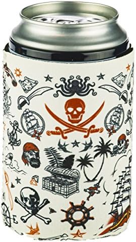 Смешно момче чаши пиратски склоплив неопрен може да се излади - пијте ладилник
