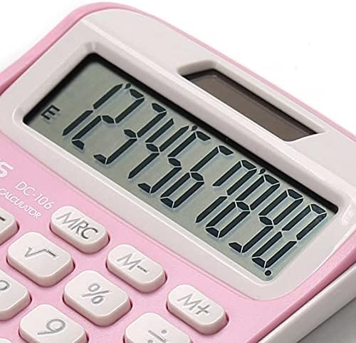 MJWDP 10 цифра калкулатор за биро за големи копчиња за алатки за сметководство за финансии за сметководство, преносни со лента