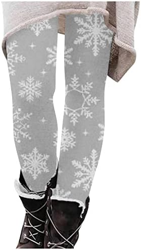 Iius жени Божиќни хеланки меки удобни четки за ирваси ирваси хулахопки со високи тренинзи со половината