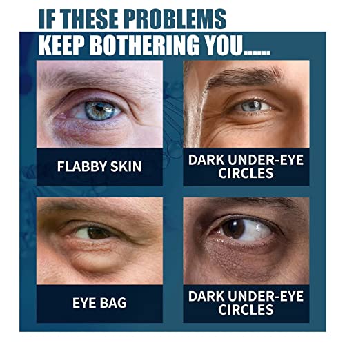 Машки освежувачки и нежен крем за очи, анти-старечки крем за очи, намалување на фините линии на очите, поправајќи торби за очи и темни кругови,