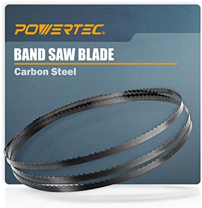 Powertec 13162 56-1/8 x 1/4 x 6 tpi band saw Blade, за Delta, Pro-Tech и Ohio Forge 3-Wheel 10 bandsaw