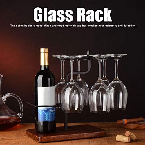 Стаклена чаша за вина, десктоп габлет за сушење решетка за сушење стаклена решетка за стаклена решетка за кујна за бар