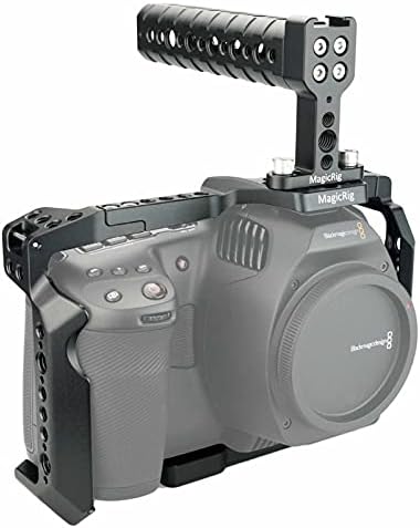 MagicRig BMPCC 6K Pro Cage со горната рачка само за BlackMagic Design Pocket Camema Camera 6K Pro / 6K G2