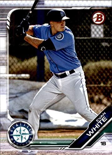 2019 Bowman Draft BD-172 Evan White RC Rcikie Seattle Mariners MLB Baseball Trading Card