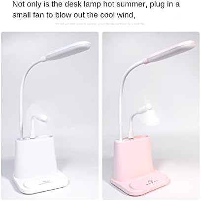Детска биро за ламба на допир на допир на допир, USB преносна работна површина LED полнење Студентите Смарт ноќно светло ламба за очи за