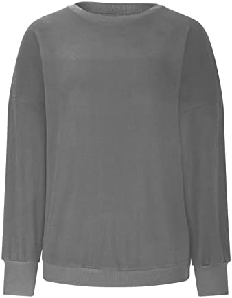 Редовно вклопување о-врат пулвер за жени лесен тенок џемпер зимски дното на дното на блузи, обични врвови за дама