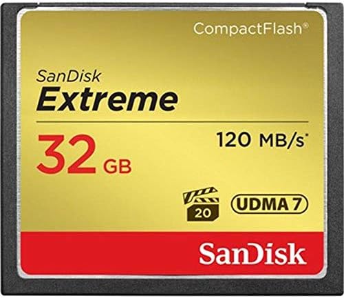 Sandisk Екстремни 32gb Компактен Flash Мемориска Картичка УДМА 7 Брзина До 120mb/s 2-Пакет