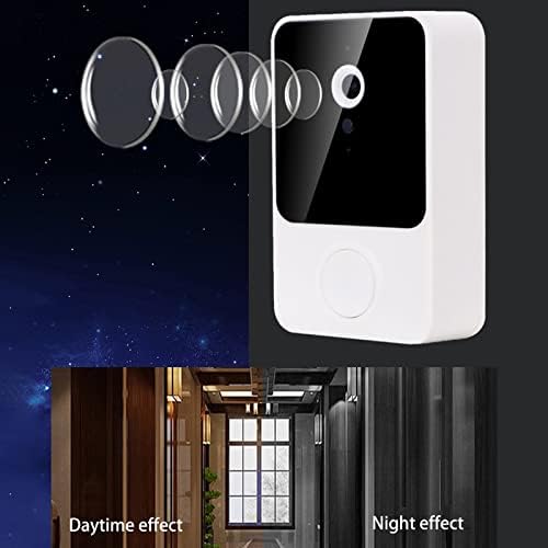 Безжично видео врата bellвонче, паметно далечинско видео врата 2022 Интелигентна визуелна врата, до домашна HD ноќна визија